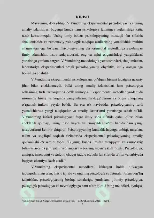 V.Vundtning eksperimental psixologiyasi va uning amaliy izlanishlari 2