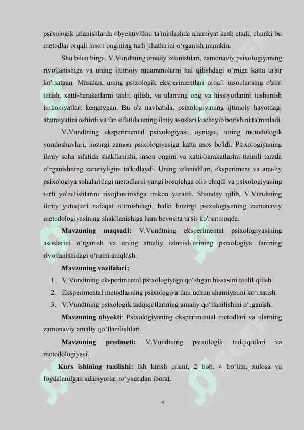 V.Vundtning eksperimental psixologiyasi va uning amaliy izlanishlari 3