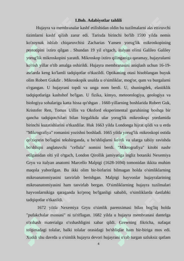 O’simlik hujayrasining fiziologiyasi 4