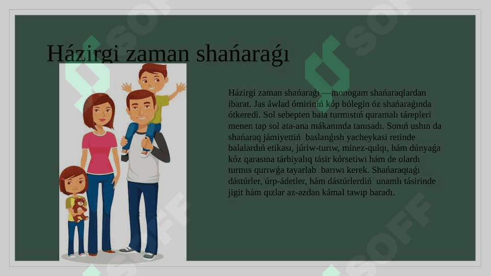 Hazirgi zaman shanaraq turleri ham qasiyetleri 6