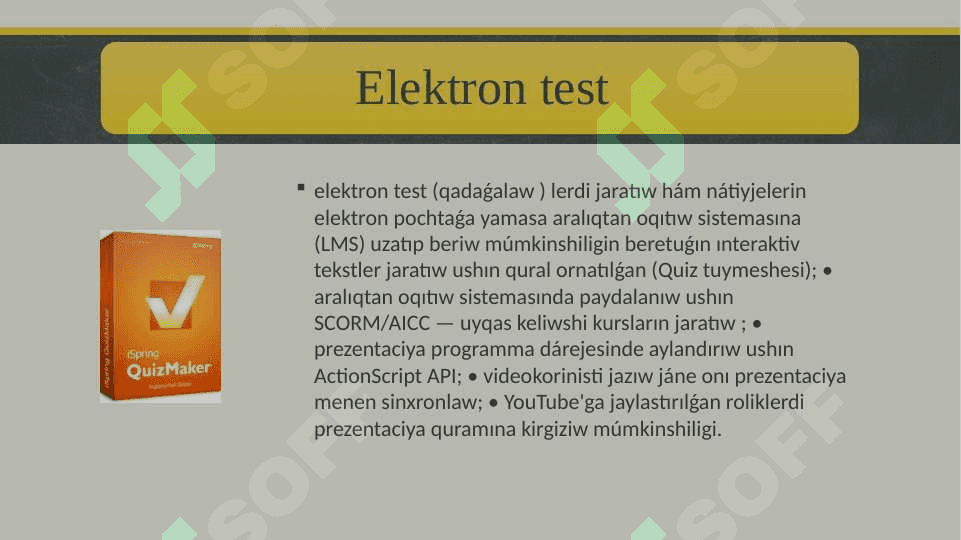 ISpring programmasinda elektron kitap jaratiw 5