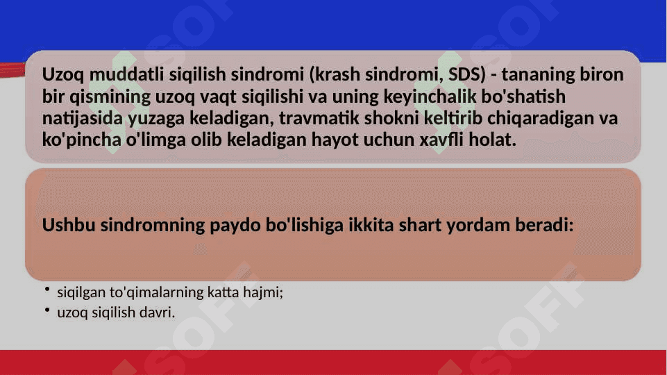 UZOQ BOSILISH SINDROMIDA JARROHLIK AMALIYOTI 2