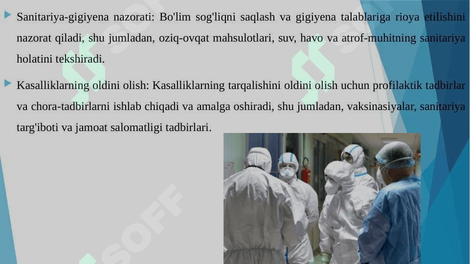 Aholining sanitariya epidemiologik osoyishtalik va jamoat salomatligi xizmati sanitariya-gigiyena bo'limi faoliyati haqida tushuncha 4