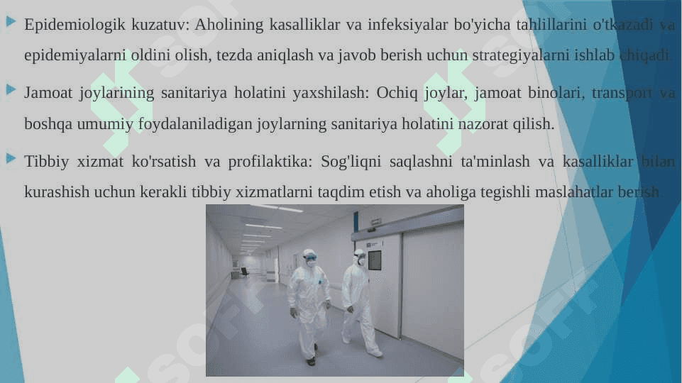 Aholining sanitariya epidemiologik osoyishtalik va jamoat salomatligi xizmati sanitariya-gigiyena bo'limi faoliyati haqida tushuncha 5