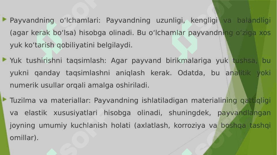 Payvand birikmalarni hisobi. Boltli birikmalar hisobi. 4