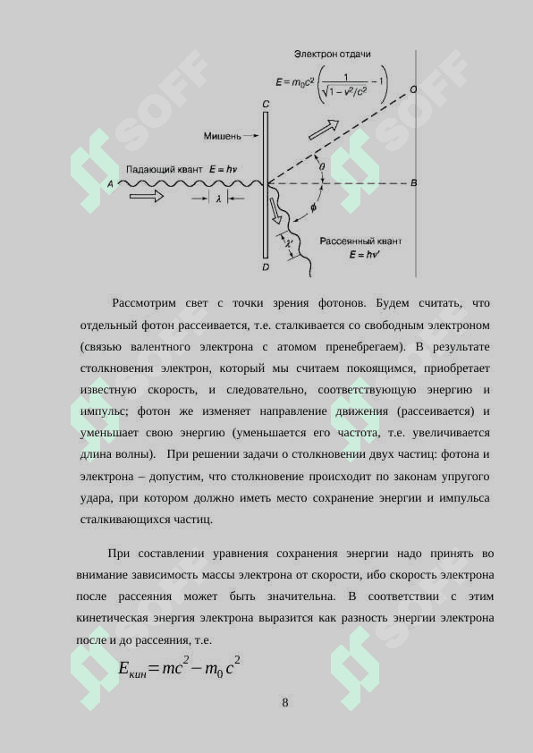 Эффект Комптона. Рассеяние света 8