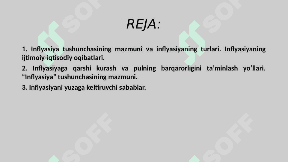 Inflatsiyani ijtimoiy iqtisodiy oqibatlari 2