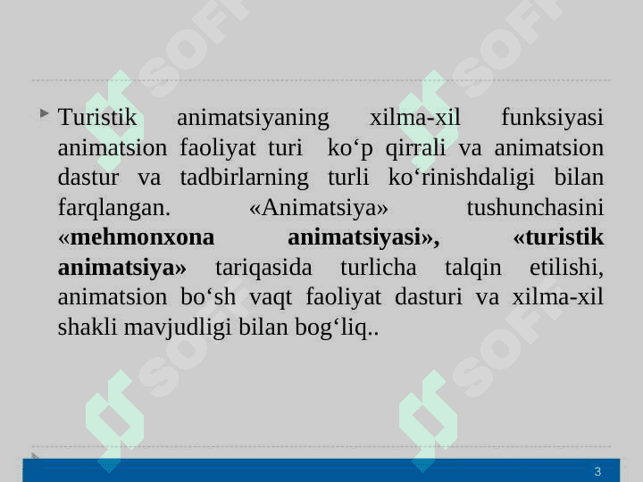 Animatsiya tipologiyasi. 3