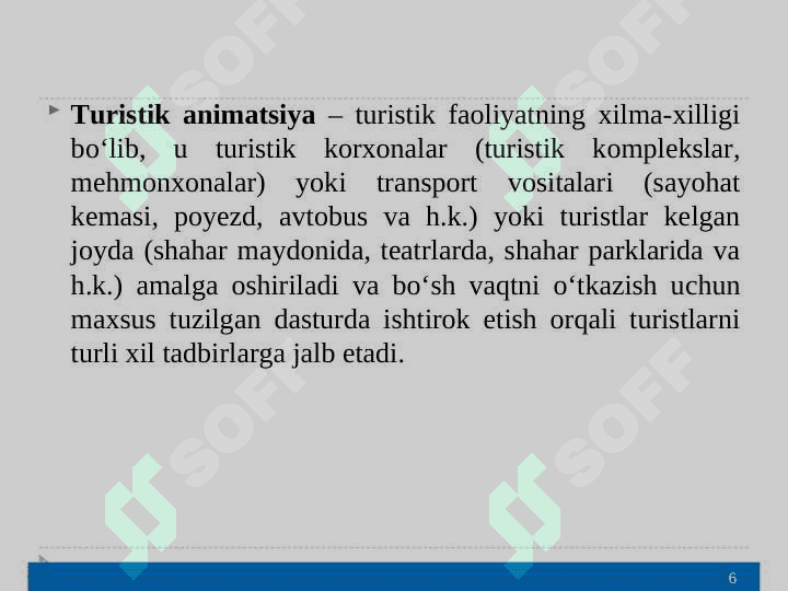 Animatsiya tipologiyasi. 6