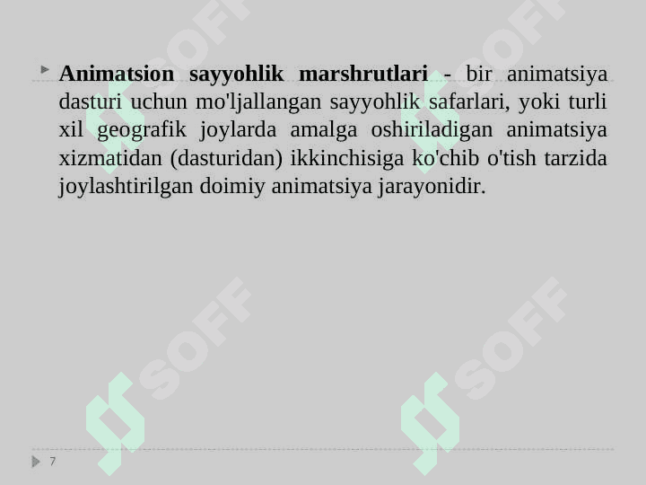 Animatsiya tipologiyasi. 7