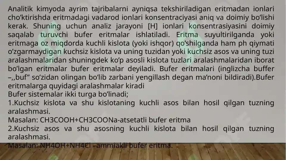 Diffuziya va osmos xodisasi haqida slayd 8