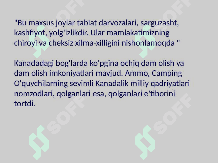 Kanada milliy bog'lari 4