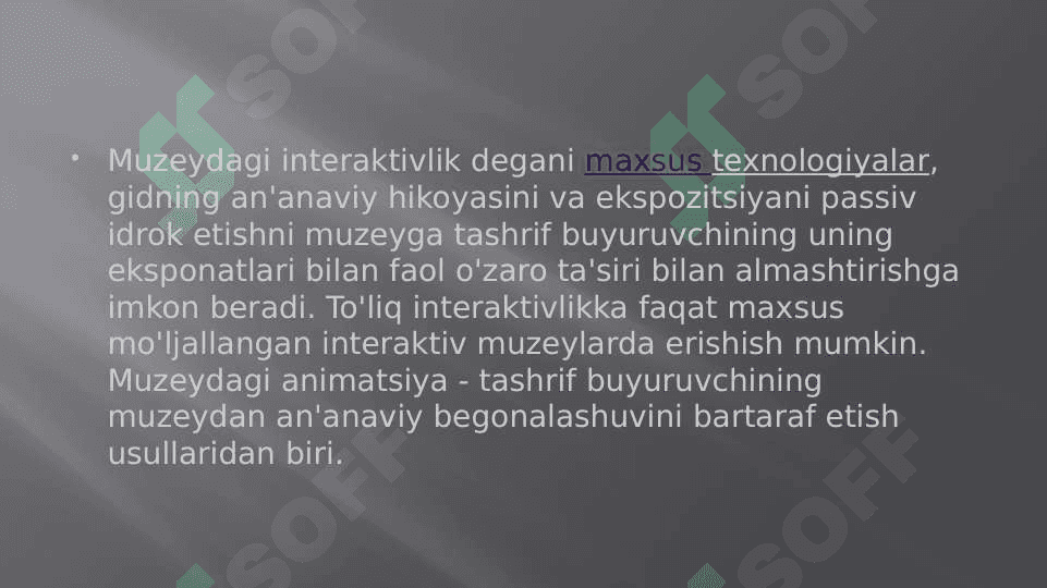 Muzeylarda animatsiya 2