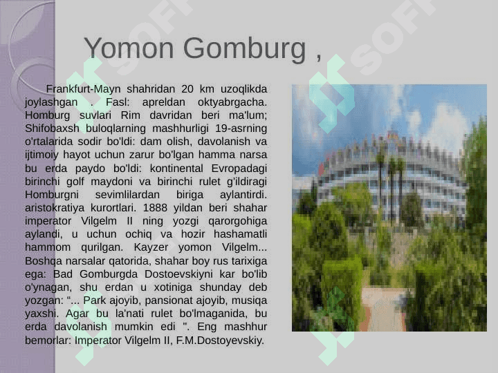 Dunyoga mashxur sanatoriy-kurortlar 6