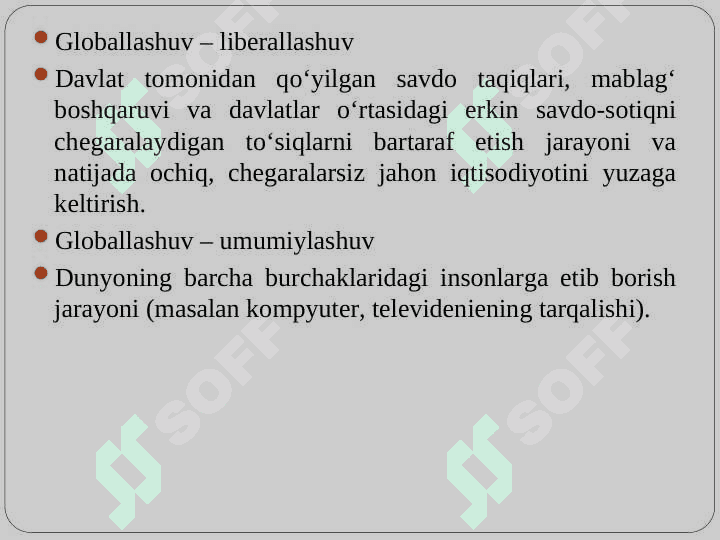 Xalqaro turizmda glaballashuv jarayonlari 3