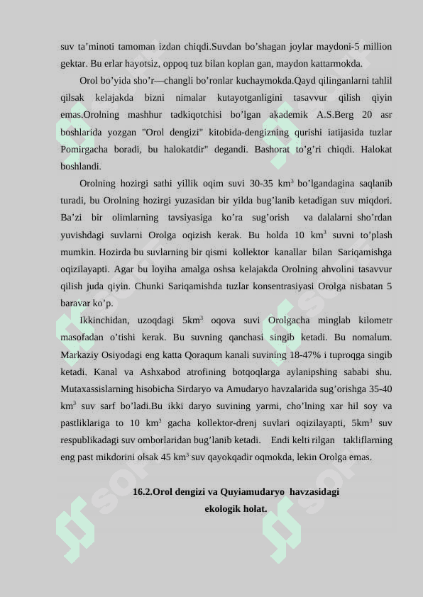 Оrоl dengizi hаvzаsi ekоturizm resurslаri. 3
