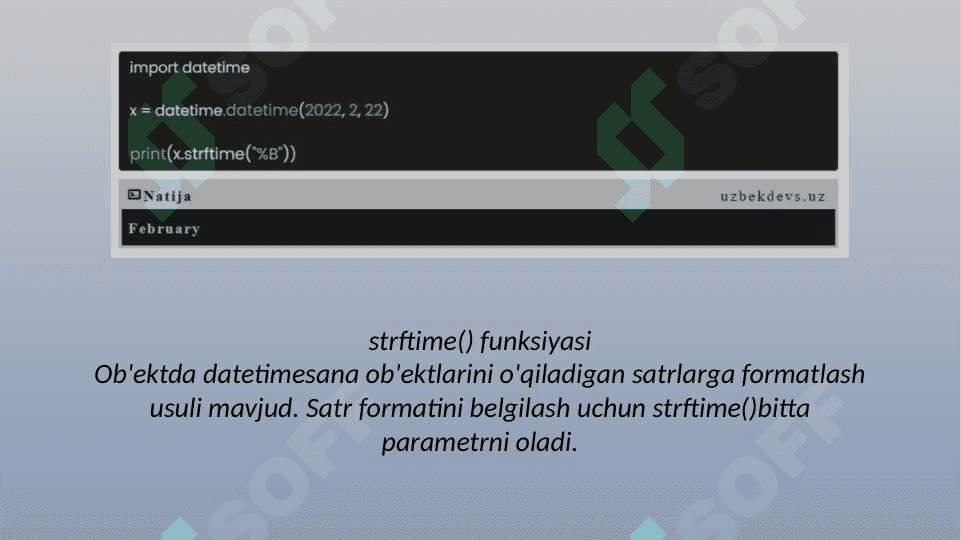 Python. Modul. Python. Datetime 4