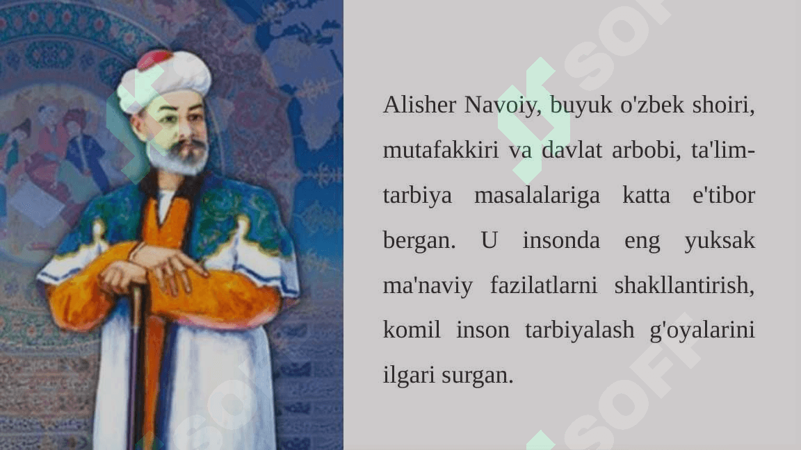 Alisher Navoiyning ta'lim-tarbiya to'g'risidagi qarashlari 2