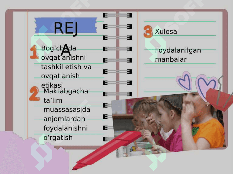MTTlarda bolalarning yosh xususiyatlariga qarab qoshiq, sanchqi va pichoqlardan foydalanishni o’rganish SWOT tahlili 2