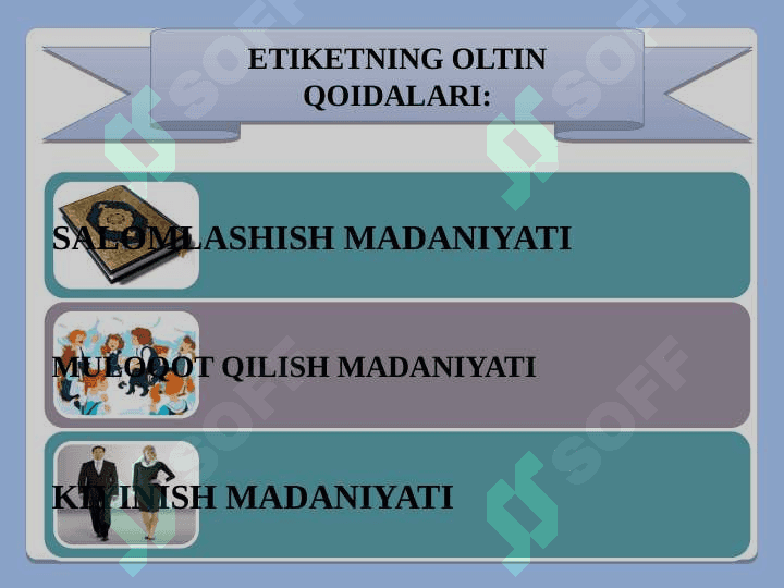 INSON MA’NAVIYATIDA  ETIKETNING O‘RNI 7