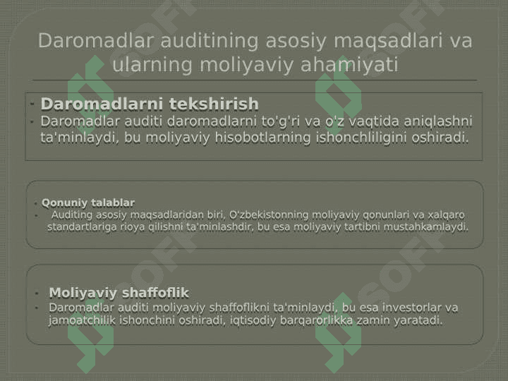 Daromadlar auditi 6