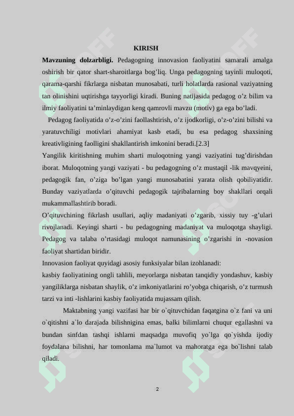 Pedagogik texnalogiyalarning klassifikatsiyasi 2