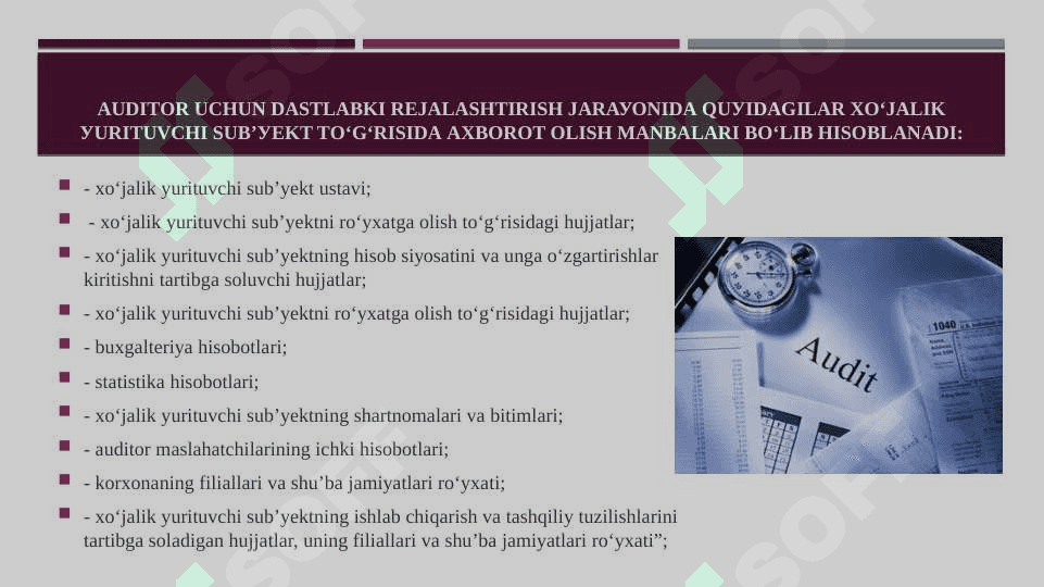 Rejalashtirishda muhimlik darajasi 6