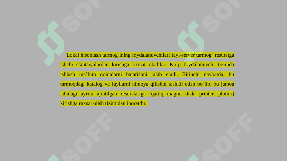 Kompyuter tarmoqlarining standart texnologiyalari 8