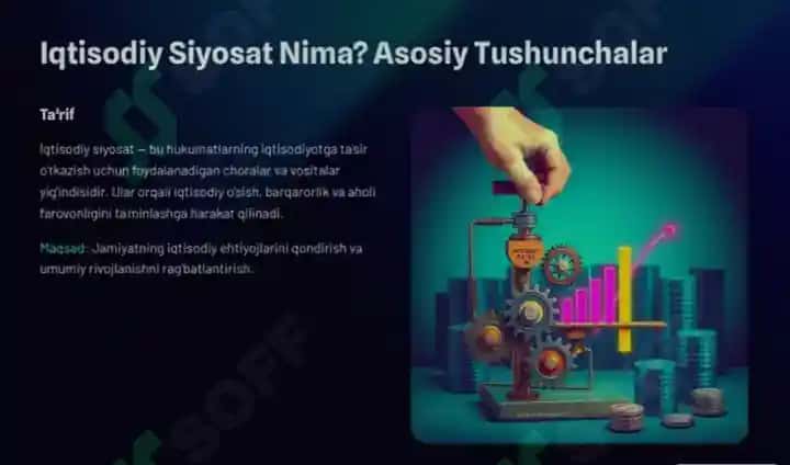 Iqtisodiy siyosatga kirish 3