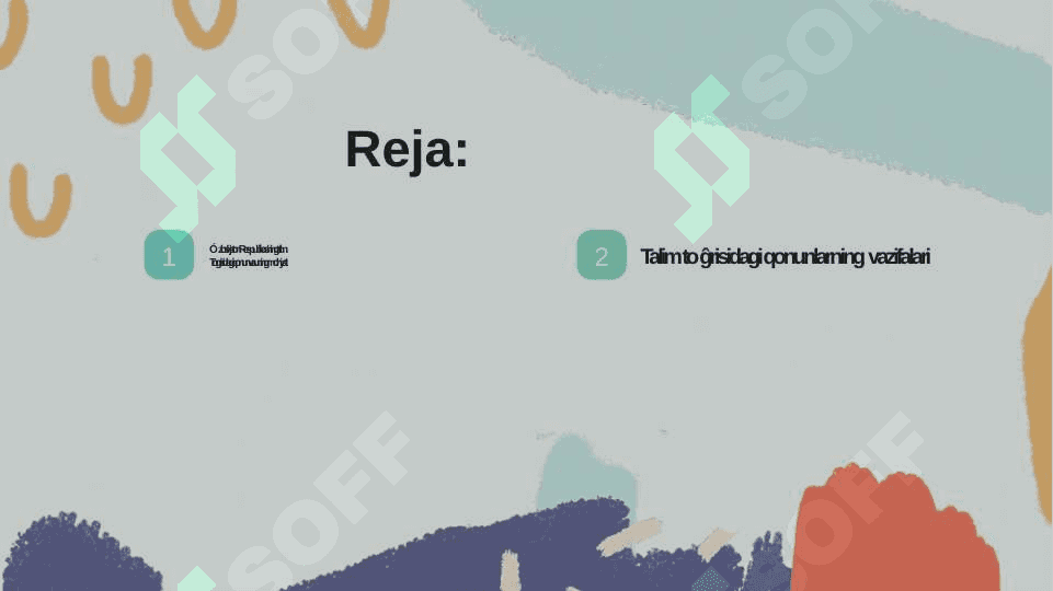 Oʻzbekiston Respublikasining Taʼlim toʻgʻrisidagi qonuni va mohiyati 2