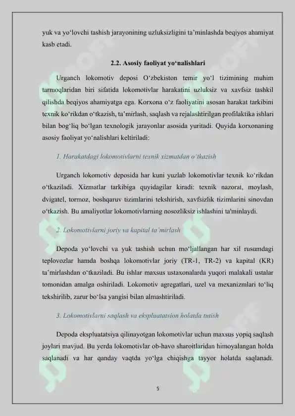 Urganch Lokomotiv Deposu haqida ma’lumotlar 5