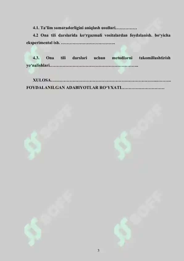 Boshlanğich sinf ona tili darslarida qöllaniladigan metodlar 3