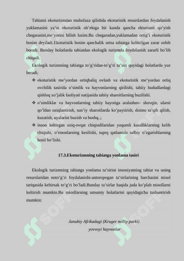 Ekоturizmning tаbiаtgа tа’siri. 4