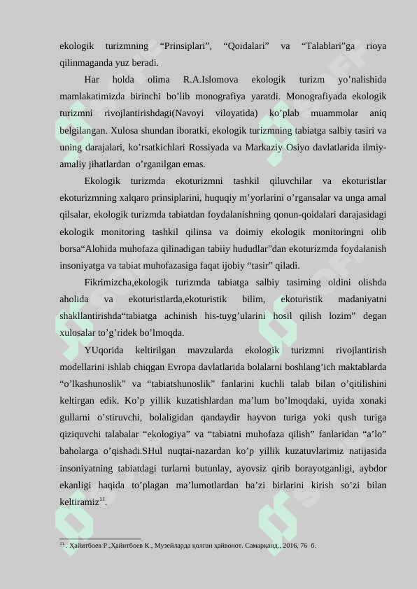 Ekоturizmning tаbiаtgа tа’siri. 8
