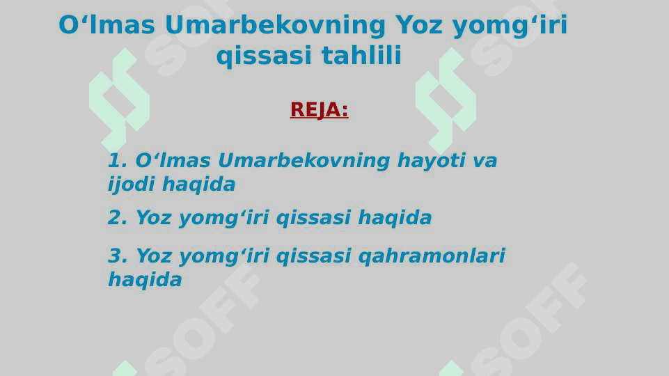 YOZ YOMG’IRI 2