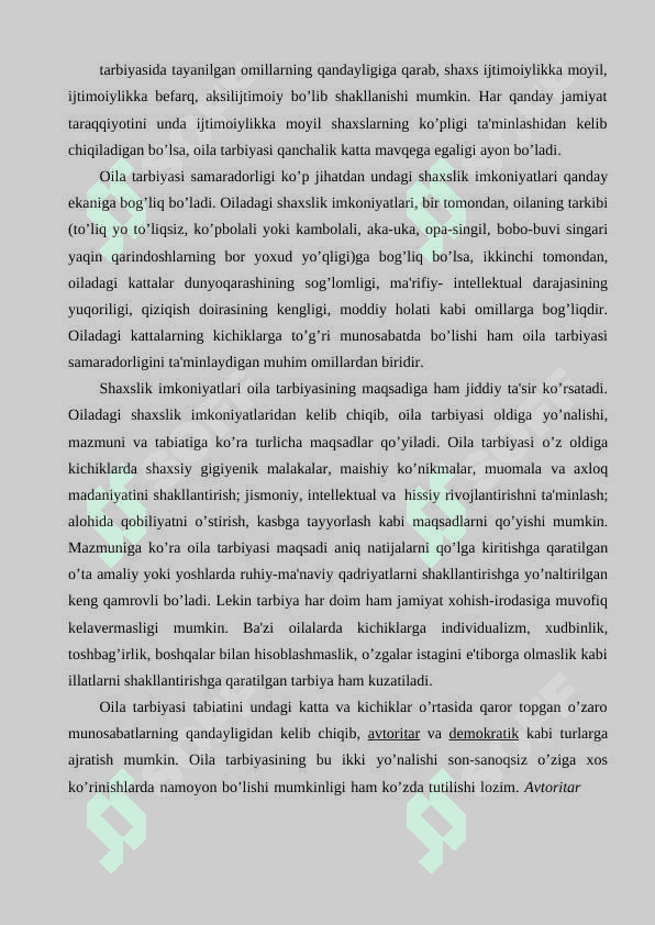 SHAXS TARBIYASIDA PEDAGOGIK TEXNOLOGIYALARDAN FOYDALANISH 8
