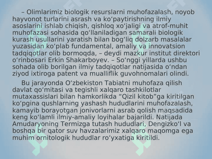 Ekologik barqarorlik 5