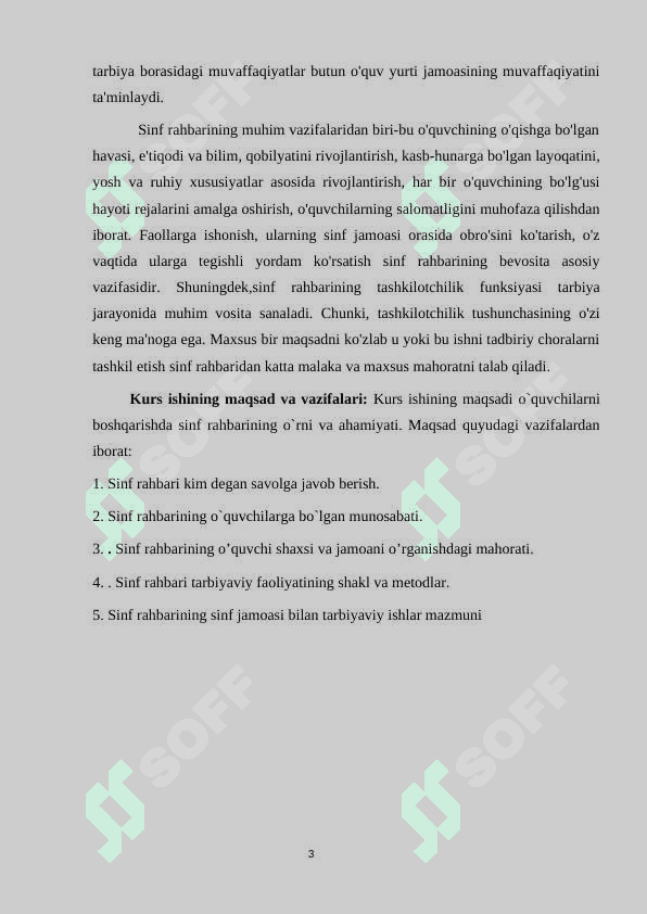 Sinf rahbarining tashkilotchilik faoliyati 3