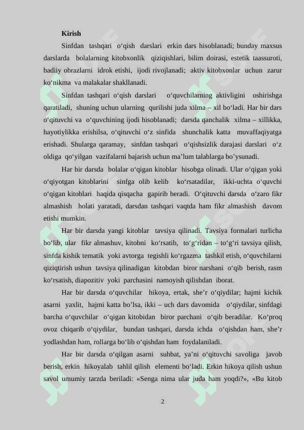 SINFDAN TASHQARI O‘QISH DARSLARIDA RAUF TOLIB IJODINI O‘RGANISH 2