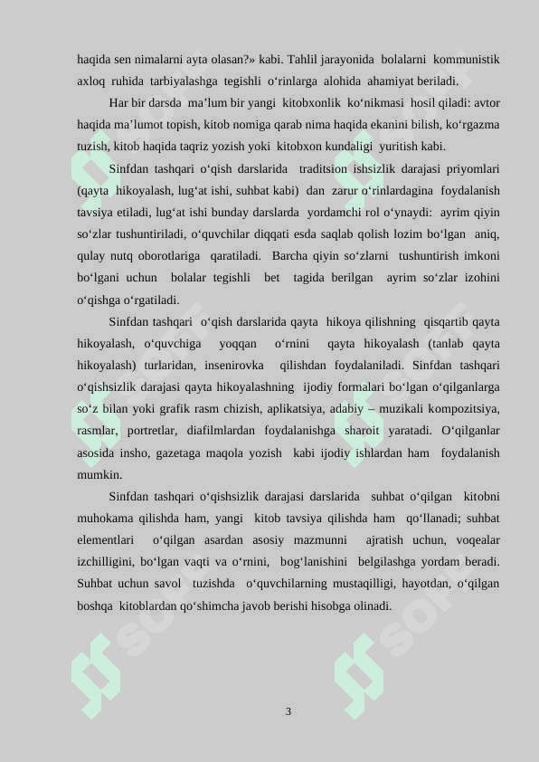 SINFDAN TASHQARI O‘QISH DARSLARIDA RAUF TOLIB IJODINI O‘RGANISH 3