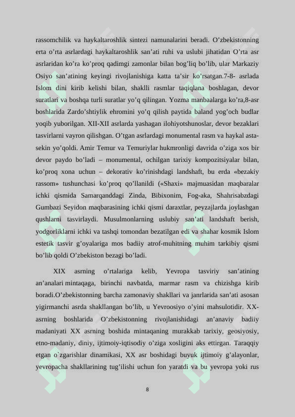 Sozandalik san'ati tushunchasini o'quvchilarga o'yin texnologiyalari orqali tushuntirish 8