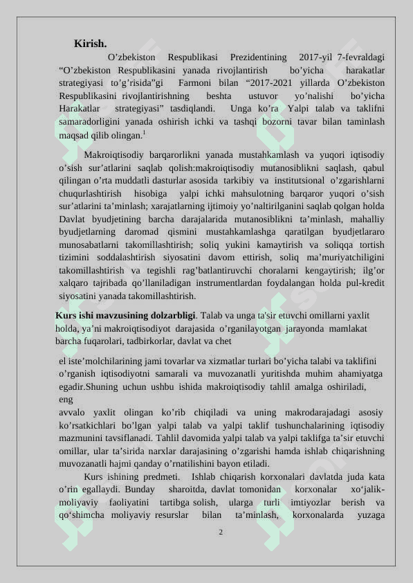 TALAB VA UNGA TA'SIR ETUVCHI OMILLAR 2