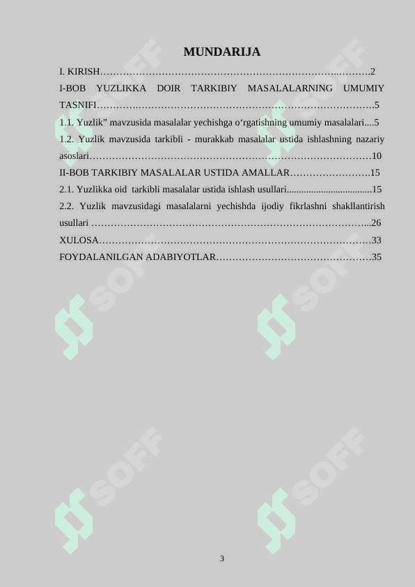Tarkibli masalalarni yechishda mulohaza yuritish usullari 2