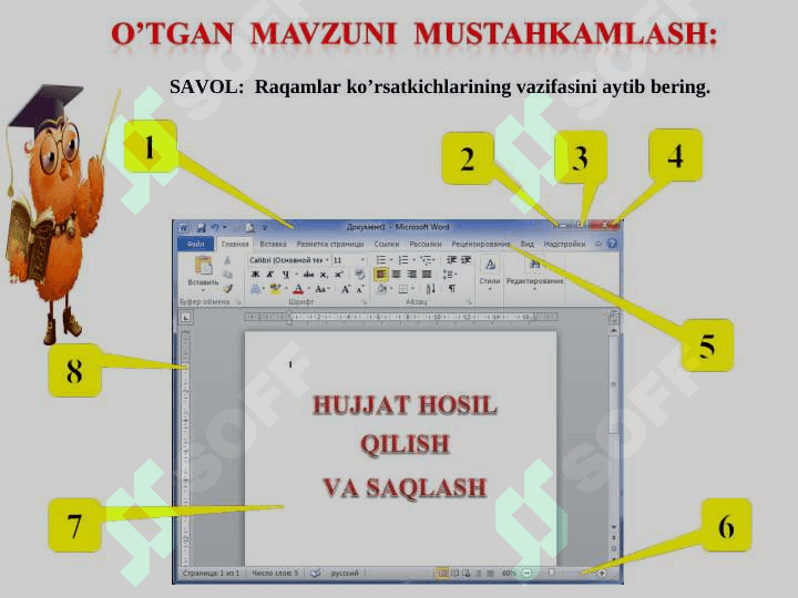 WORD MATN MUHARRIRI OCHIQ DARS 4