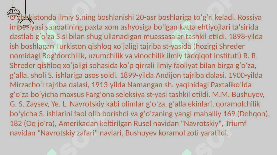 Seleksiyaning genetik asoslari 5