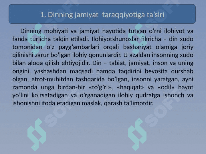 Diniy madaniy an’analarning jamiyat taraqqiyotiga ta’siri 2