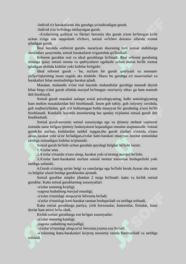 Sotsiologik guruhlar va sotsial institutlar 5