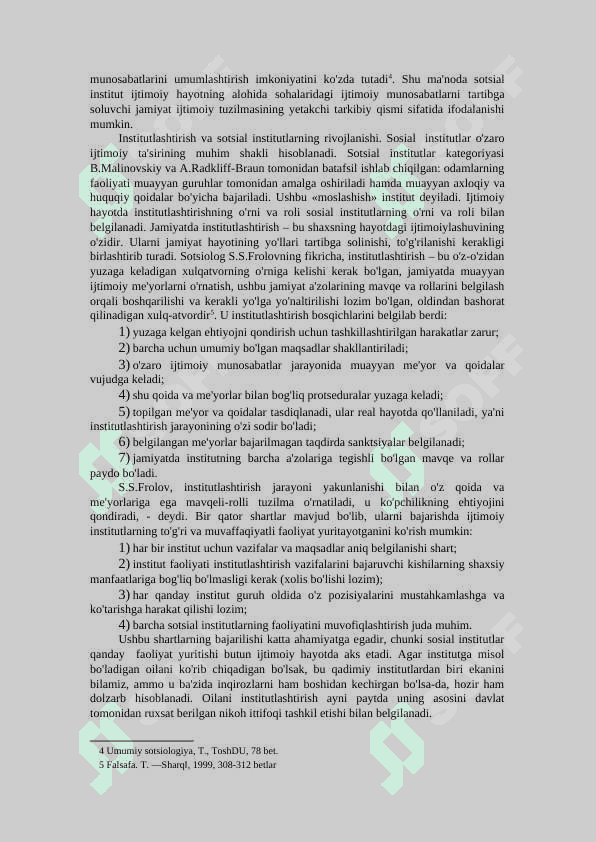 Sotsiologik guruhlar va sotsial institutlar 8