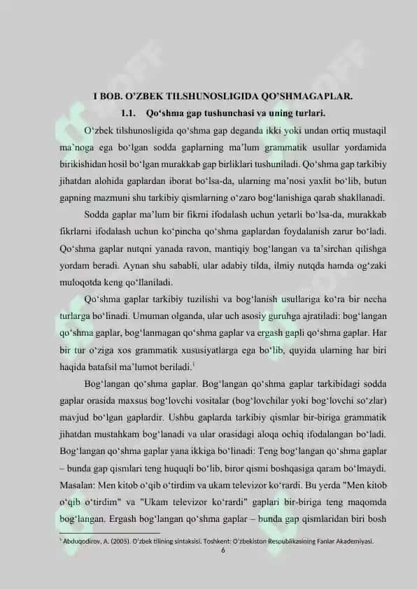 O'zbek tilshunosligida qo'shmagaplar 6