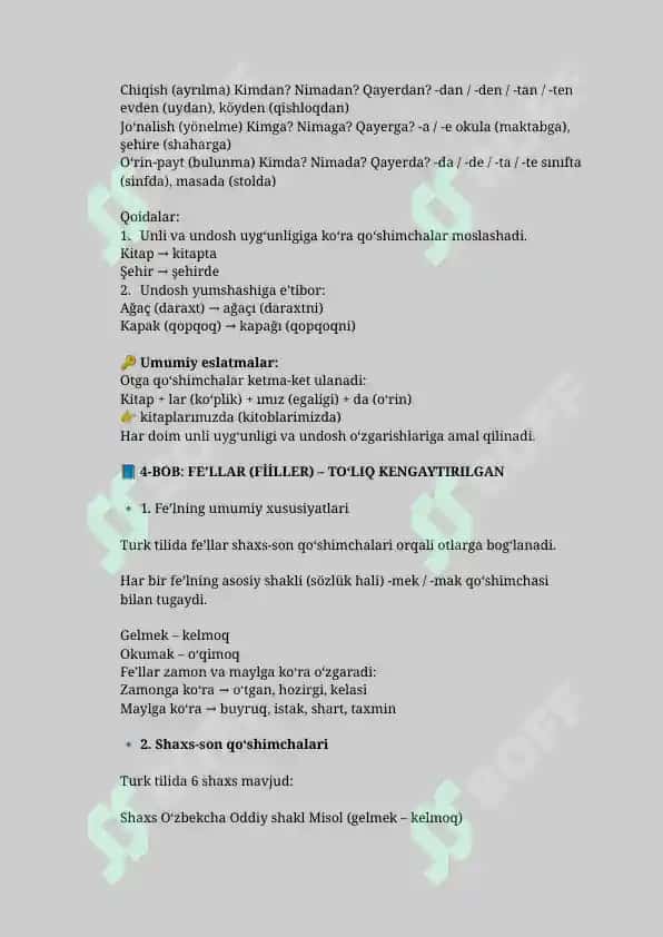 Turk tili grammatikasi (To'liq) 8